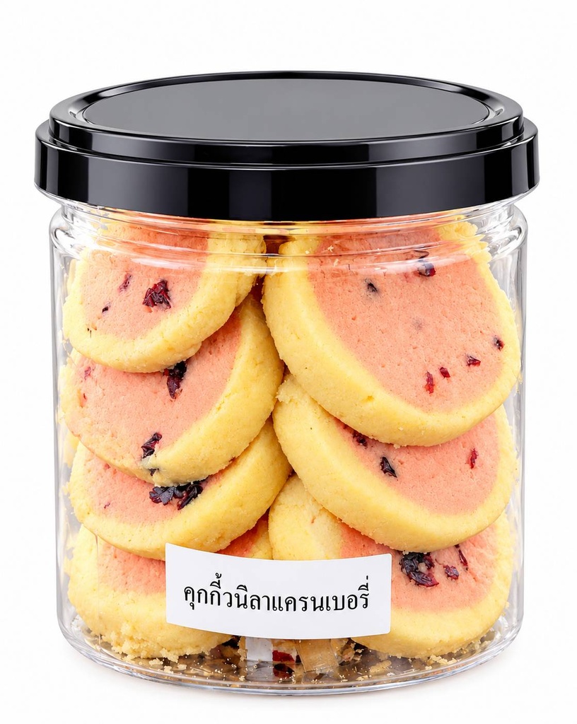 คุกกี้วานิลลาแครนเบอรี่*10pcs