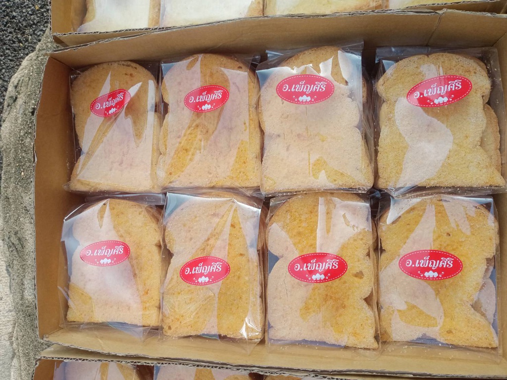 ปังกรอบแผ่นใหญ่ 15฿ เนย/กะเทียม *20pcs