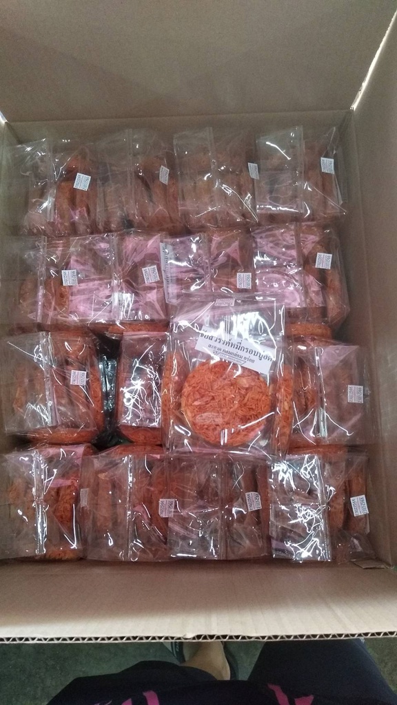 หมี่กรอบปูอัด*7pcs