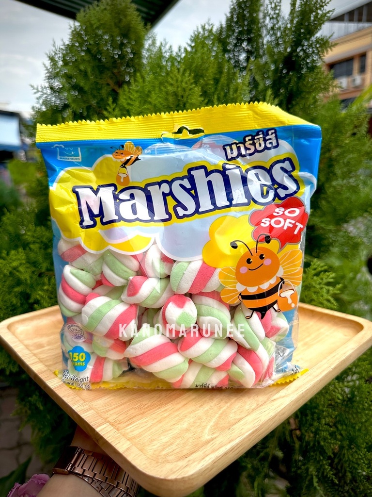 (มาร์ชชี่) ทวิส35 กรีน ไวท์ เรด