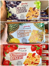 เลเยอร์บิสกิต รสองุ่น/สับประรด/สตรอเบอรี่  140g/24