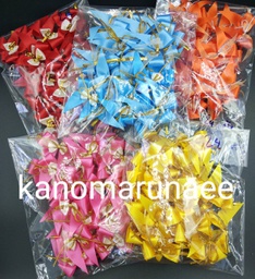 [IC-000279] โบว์ผ้า10mm(หูตั้ง)