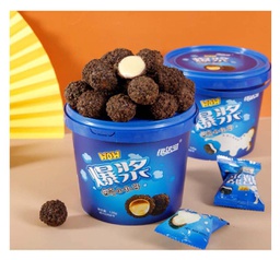 คุกกี้บอลสอดใส้ 128g "ไวท์ช็อคลาวา/สตรอลาวา"